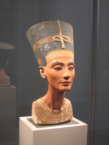 Nefertiti in the Egyptian Museum in Berlin